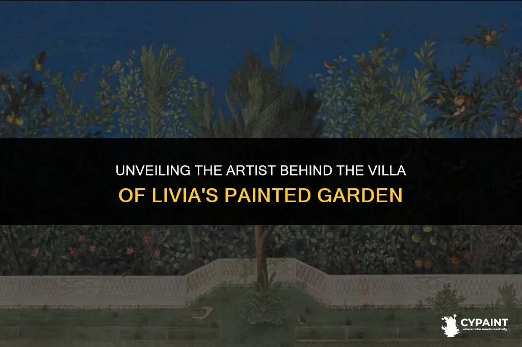 who painted the painted garden from the villa of livia
