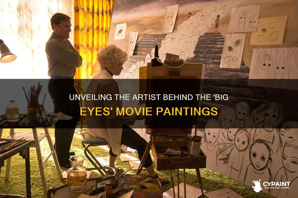 who painted the paintings in the movie big eyes