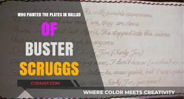 Unveiling the Artist Behind the Plates in 'The Ballad of Buster Scruggs