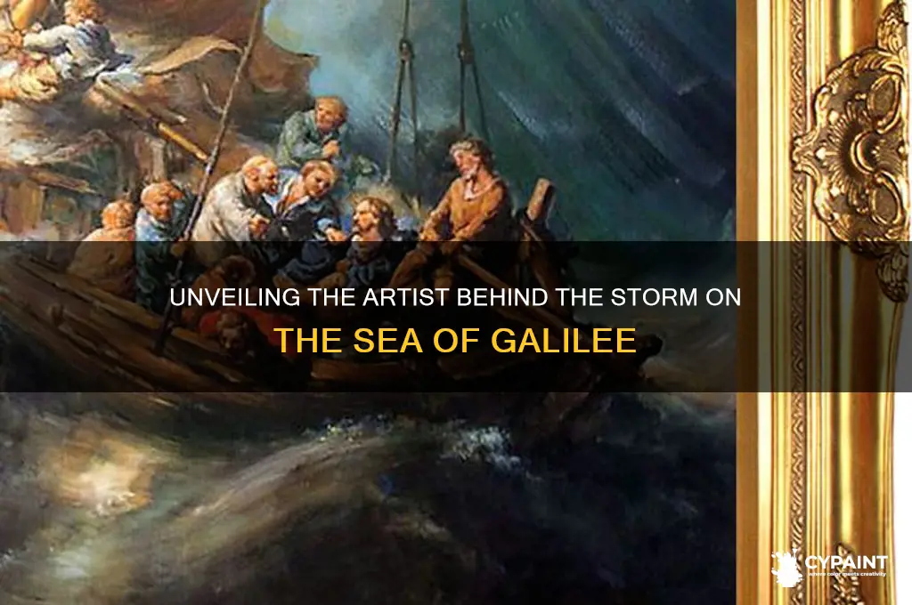 who painted the storm on the sea of galilee