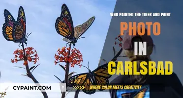 Discovering the Artist Behind Carlsbad's Iconic Tiger and Paint Photo