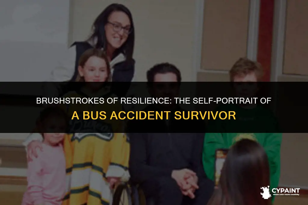 who painted this self-portrait after recovering from a bus accident