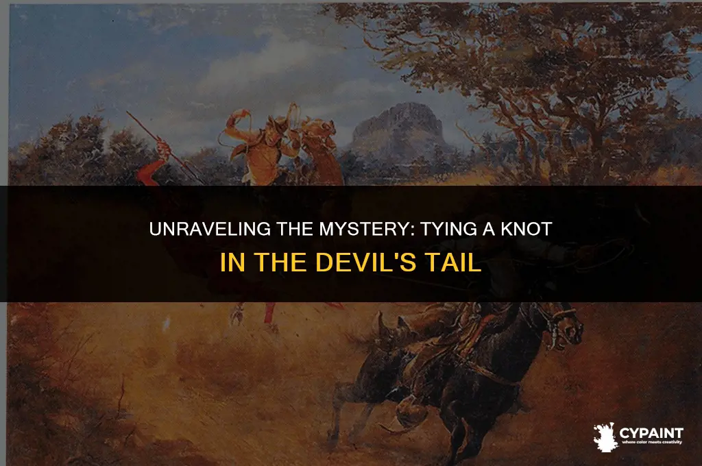 who painted tying a knot in the devil