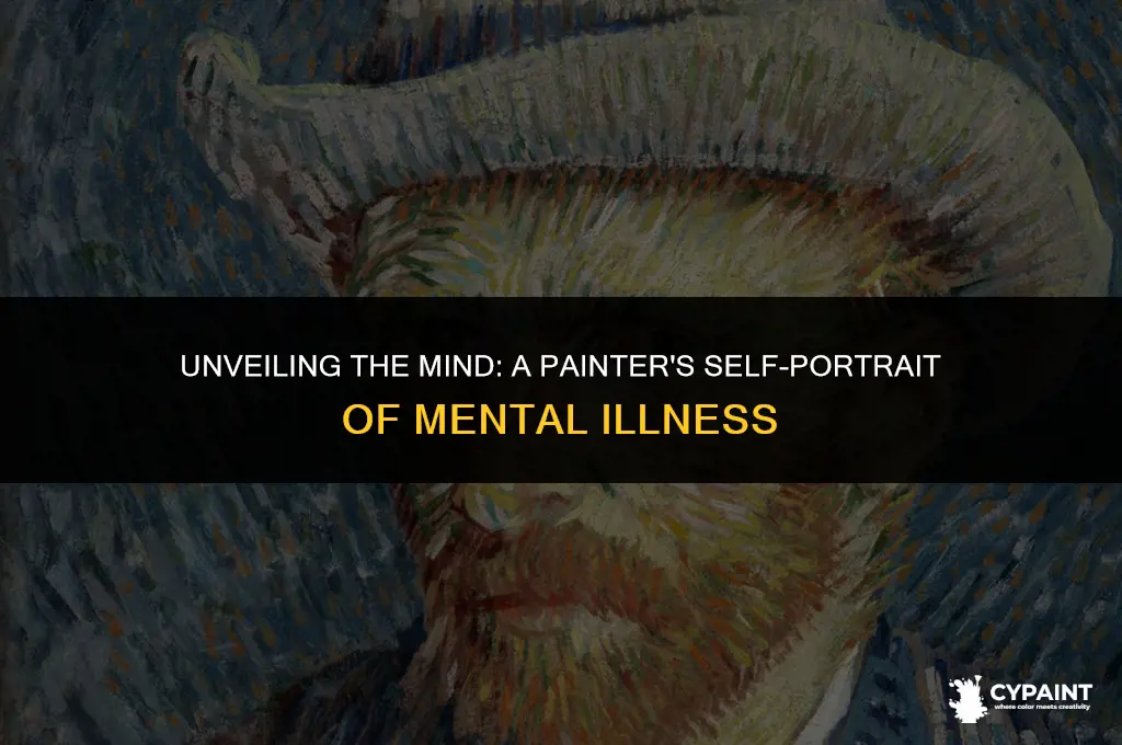 who painter did a self painting about his mental disease