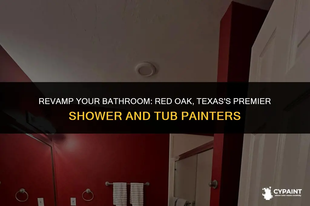 who paints showers and tubs in red oak texas area