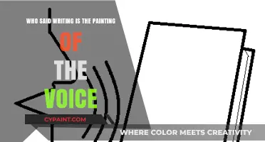 Writing as Art: Who Coined 'Writing is the Painting of the Voice'?