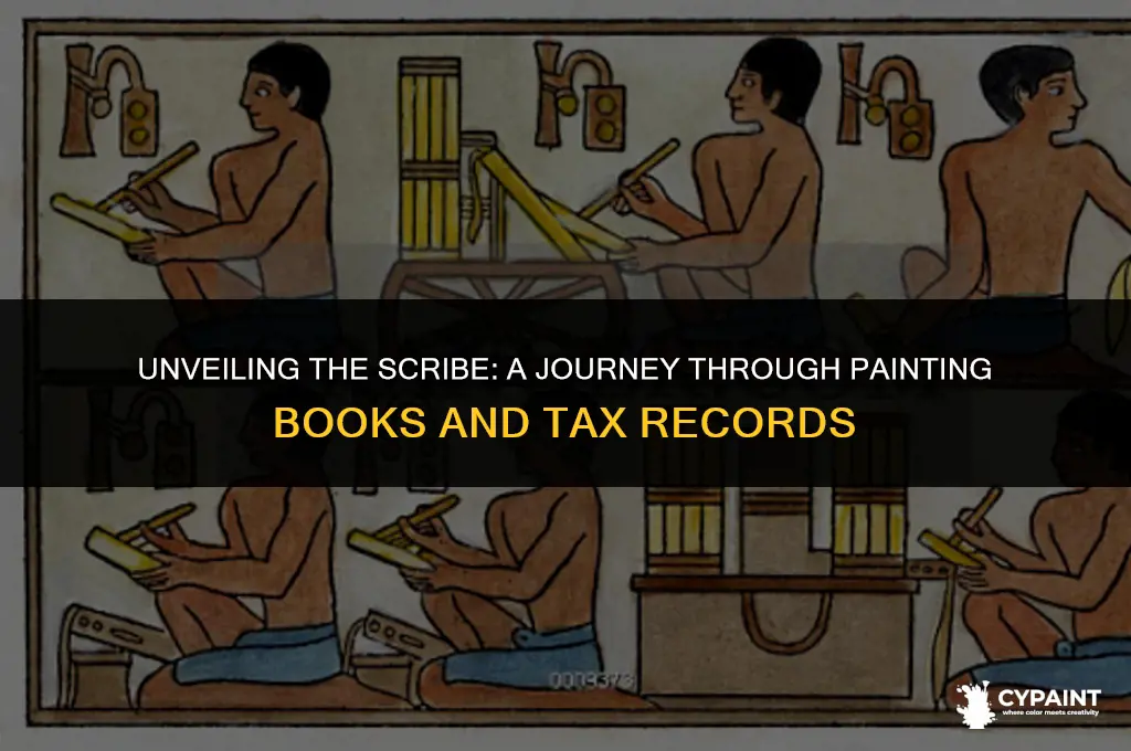 who scribes painting book and cept records of taxes brainly