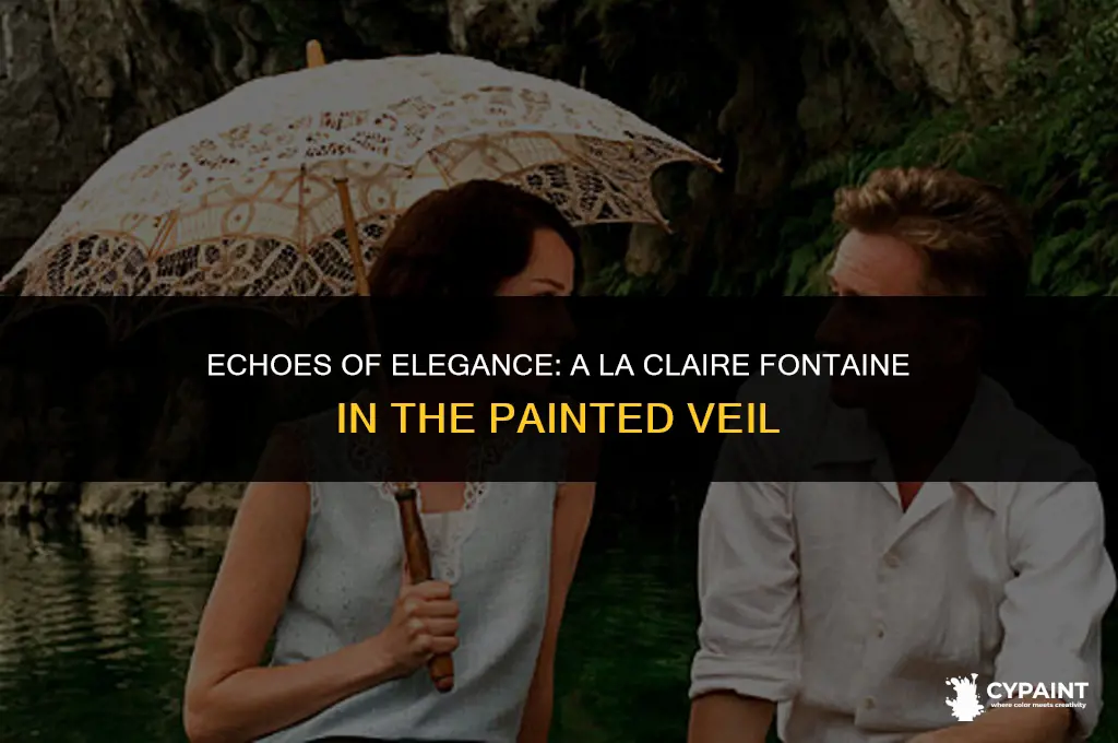 who sings a la claire fontaine in the painted veil