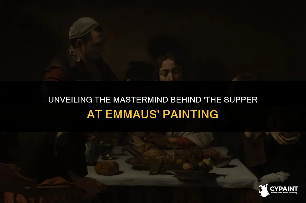 who wanst to made the painting the supper at emmus