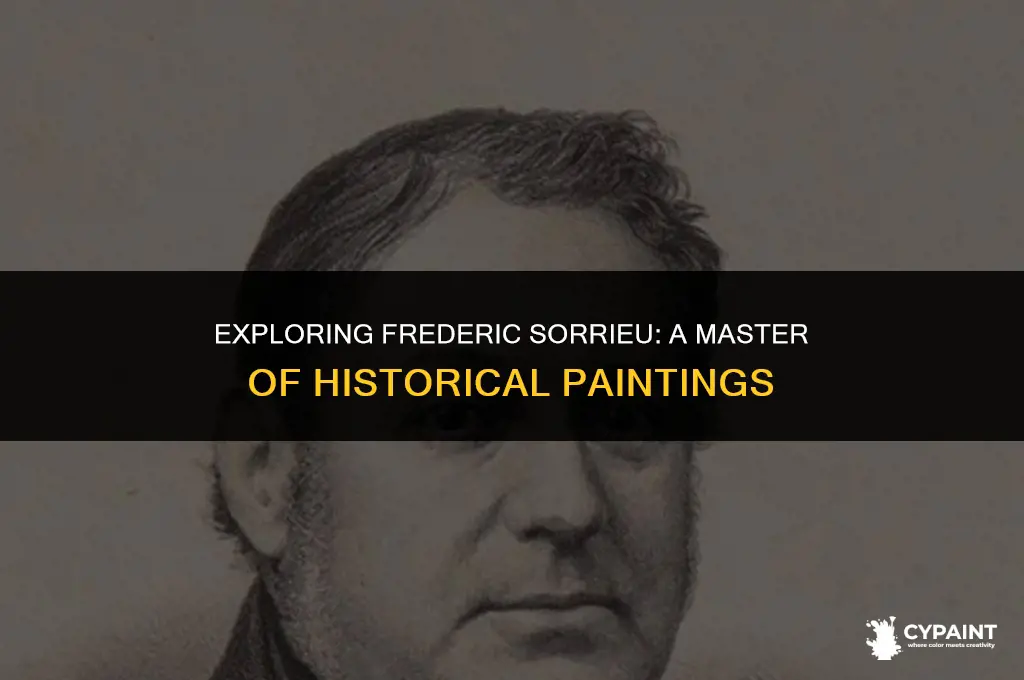 who was frederic sorrieu explain three features of his paintings