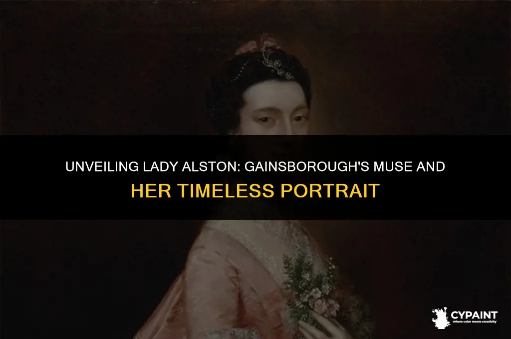 who was lady alston and why did gainsborough paint her