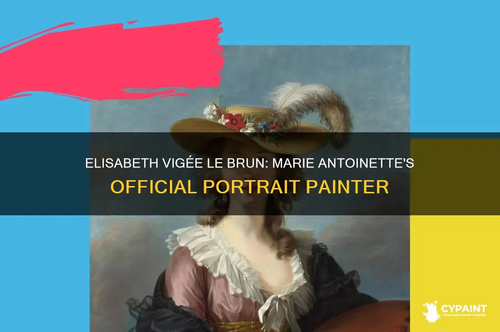 who was named official portrait painter for marie antoinette