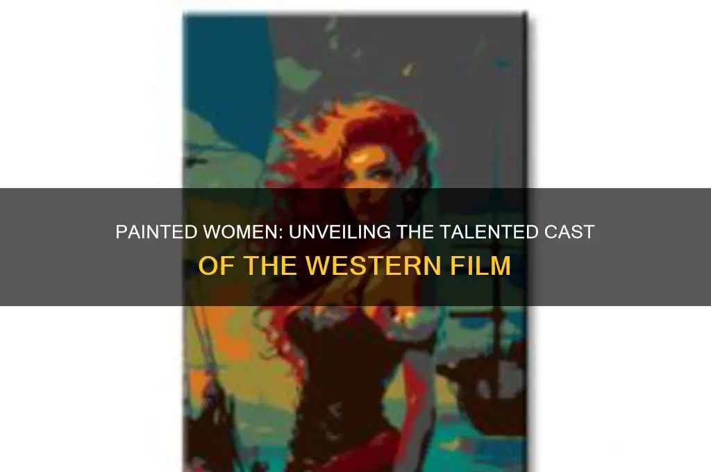 who was the actors in the western painted women