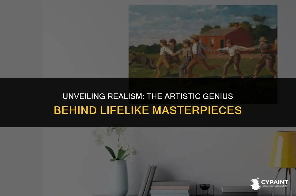 who was the arstist who painted in a realistis styele