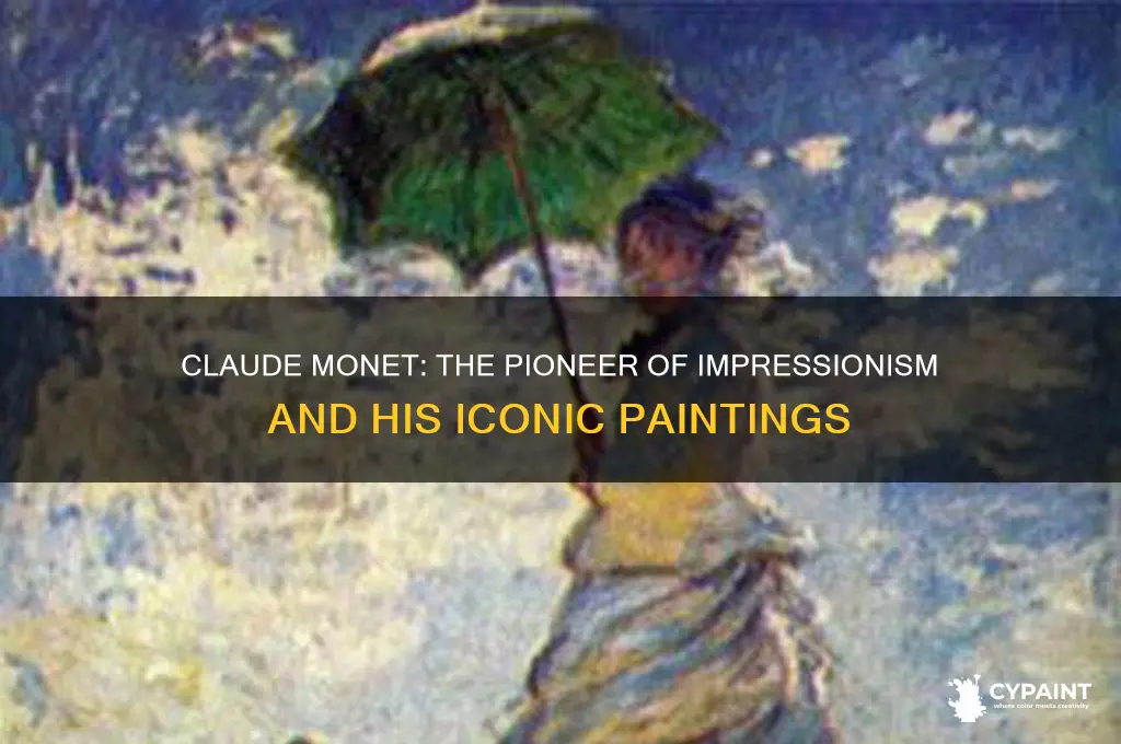 who was the artist to have a painting impressionism