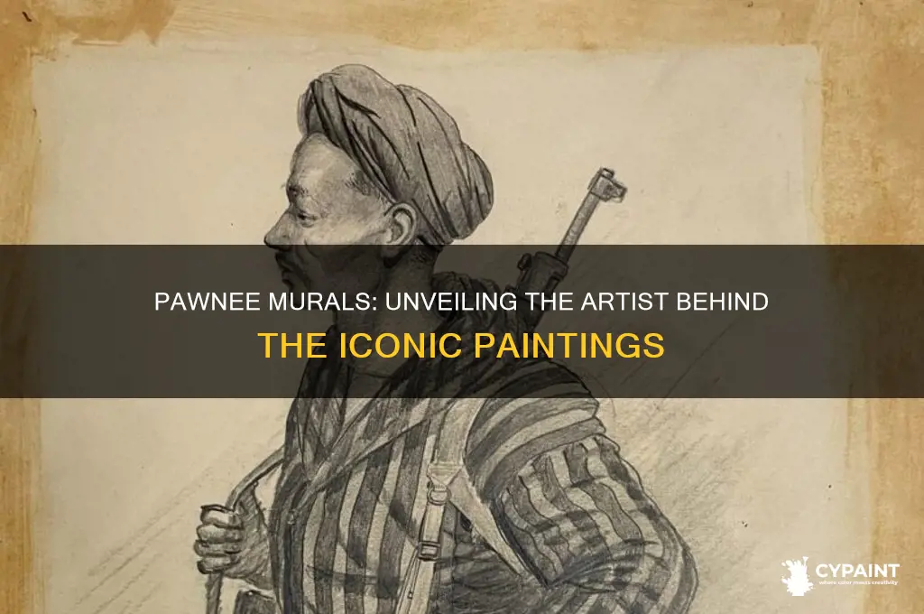 who was the artist who painted the pawnee murals