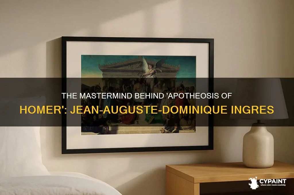 who was the artist who painting apotheosis of homer