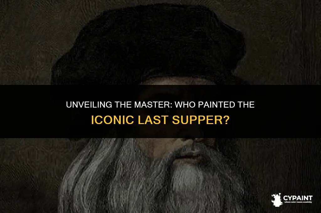 who was the first artist to paint the last supper