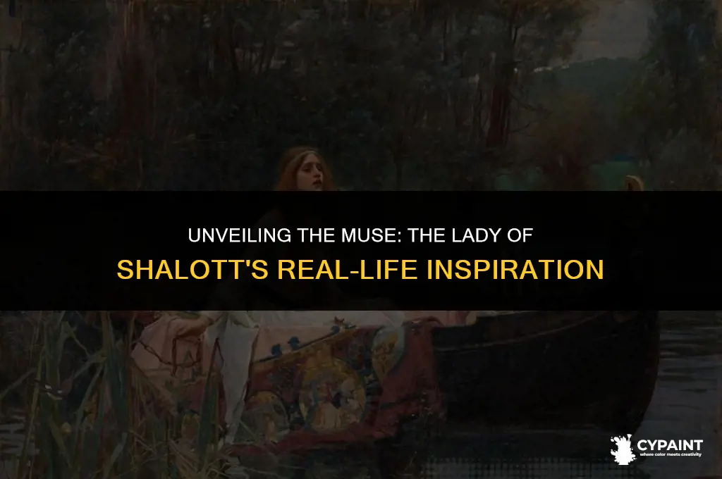 who was the model for the lady of shalott painting
