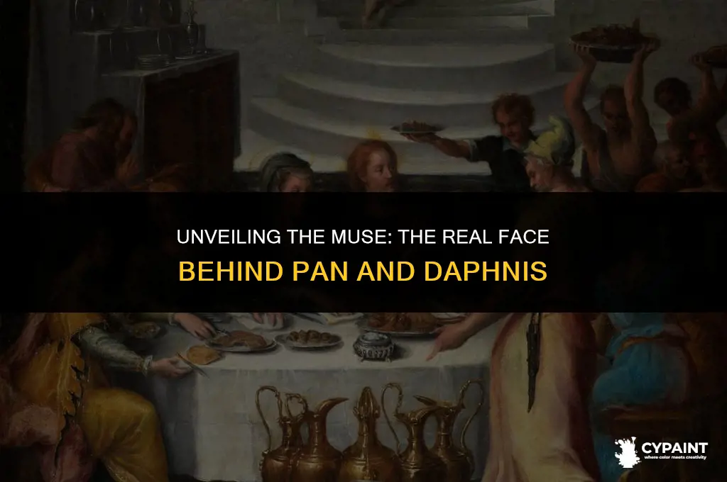 who was the model for the painting pan and daphnis