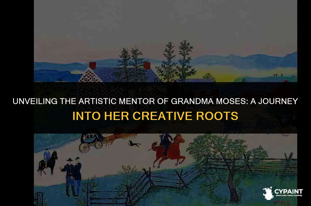 who was the one that taught grandma moses to paint