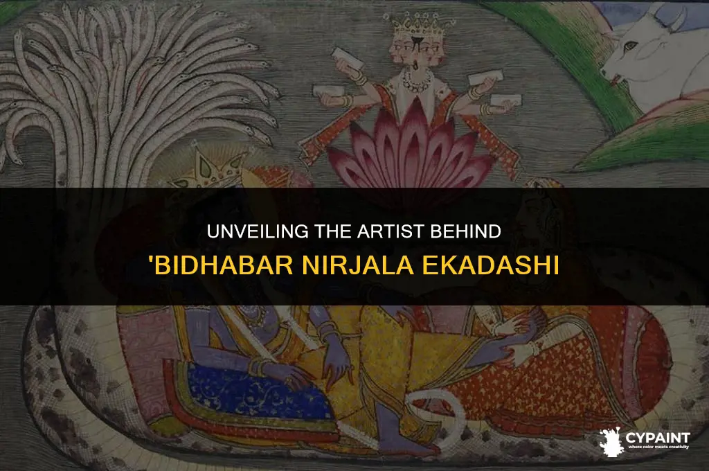 who was the painter of the painting bidhabar nirjala ekadashi