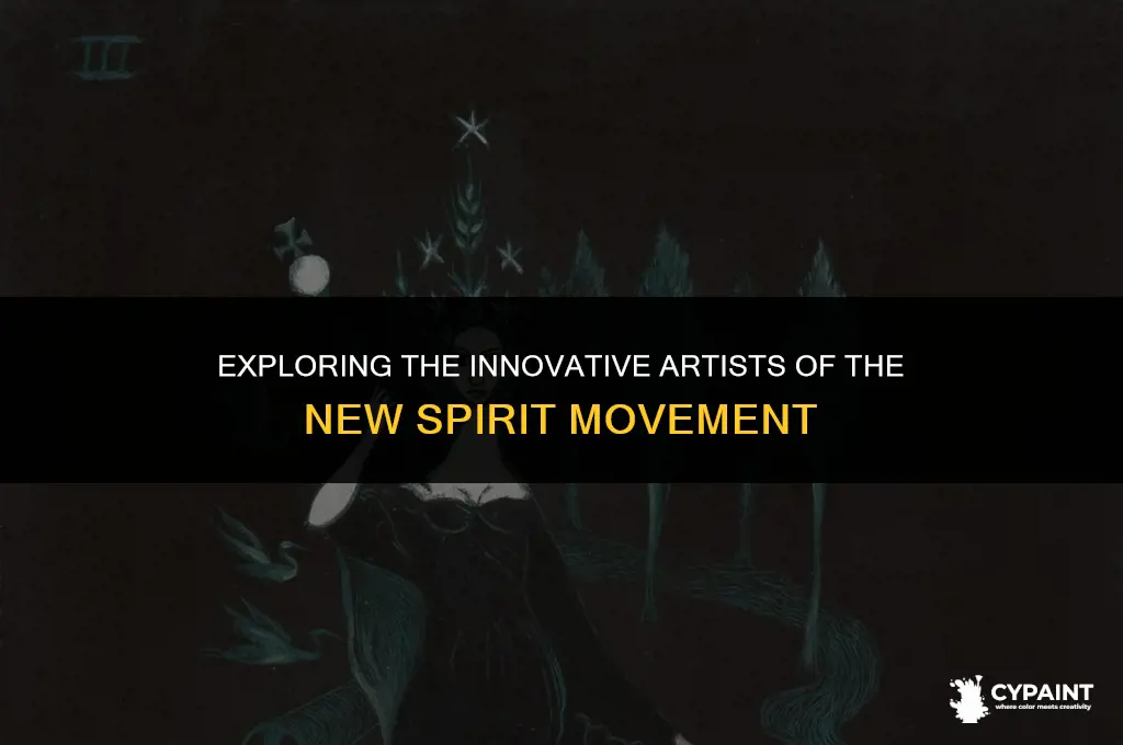who were the artists in a new spirit in painting