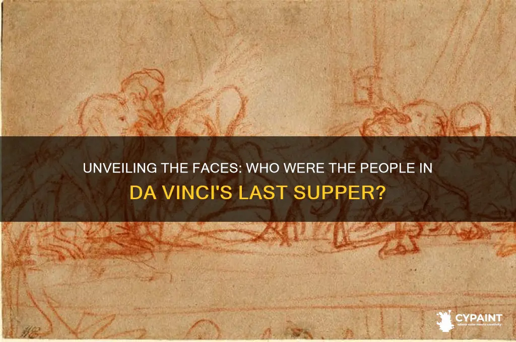 who were the people painted in teh last supper