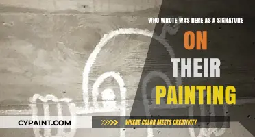 Brushstrokes and Signatures: Unveiling the Mystery Behind 'Was Here