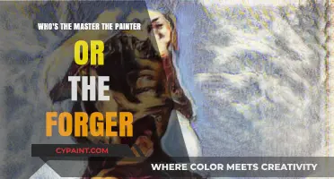 Mastery Unveiled: Painter's Artistry vs. Forger's Deception in Creation