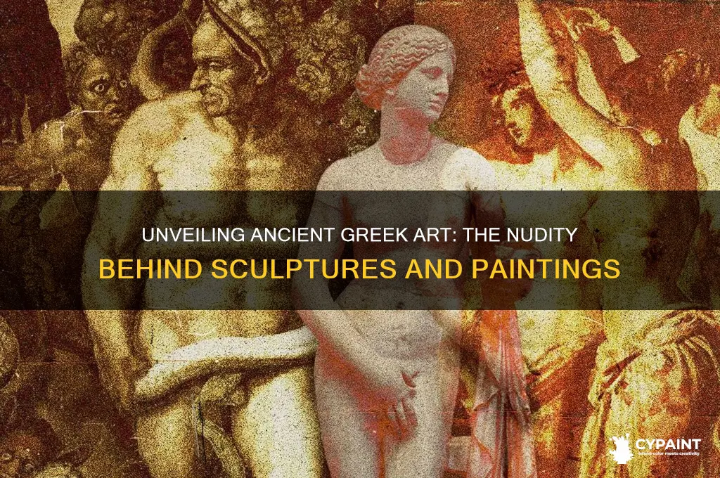 why are all greeks in paintings and sculptures nude
