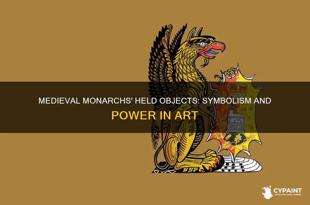 why are all monarchs holding something in medieval paintings