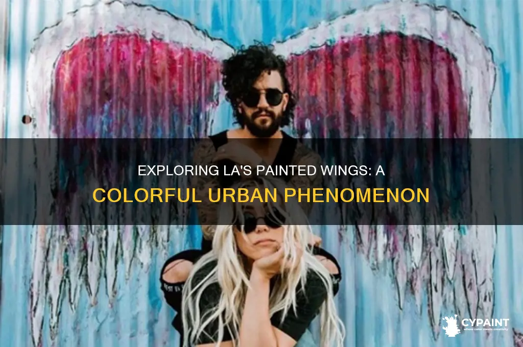 why are ghere do many painted wingx in la