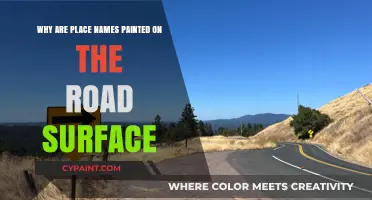Why Cities Paint Place Names on Road Surfaces: Practicality or Design?