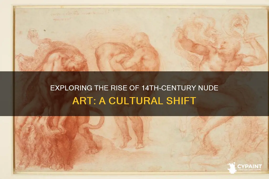 why are so many 14th century paintings of nudes