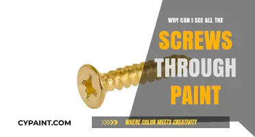 Why Screws Show Through Paint: Causes and Solutions Explained
