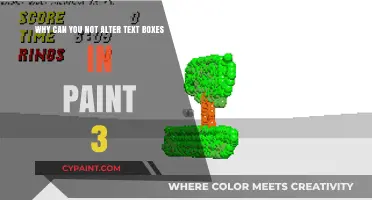 Exploring the Limitations of Text Editing in Paint 3D