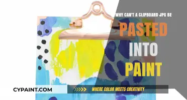 Troubleshooting Clipboard Issues: Why Can't I Paste a JPG into Paint?
