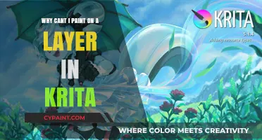 Troubleshooting Krita Layers: Why Can't I Paint on a Layer?