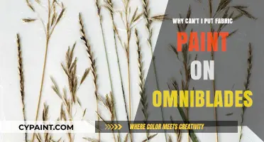 Why Fabric Paint Fails on Omniblades: Key Compatibility Issues Explained