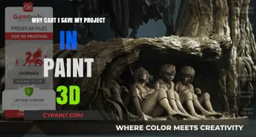 Troubleshooting Paint 3D: Why Can't I Save My Project?