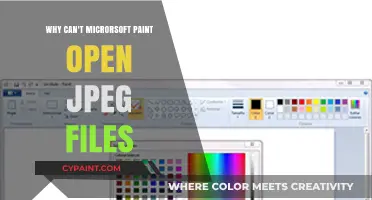 Decoding the Mystery: Why Microsoft Paint Can't Open JPEG Files
