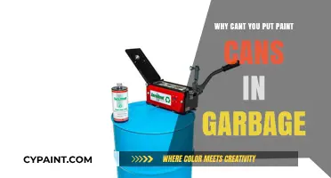 Why Paint Cans Can't Be Thrown Away: A Guide to Proper Disposal