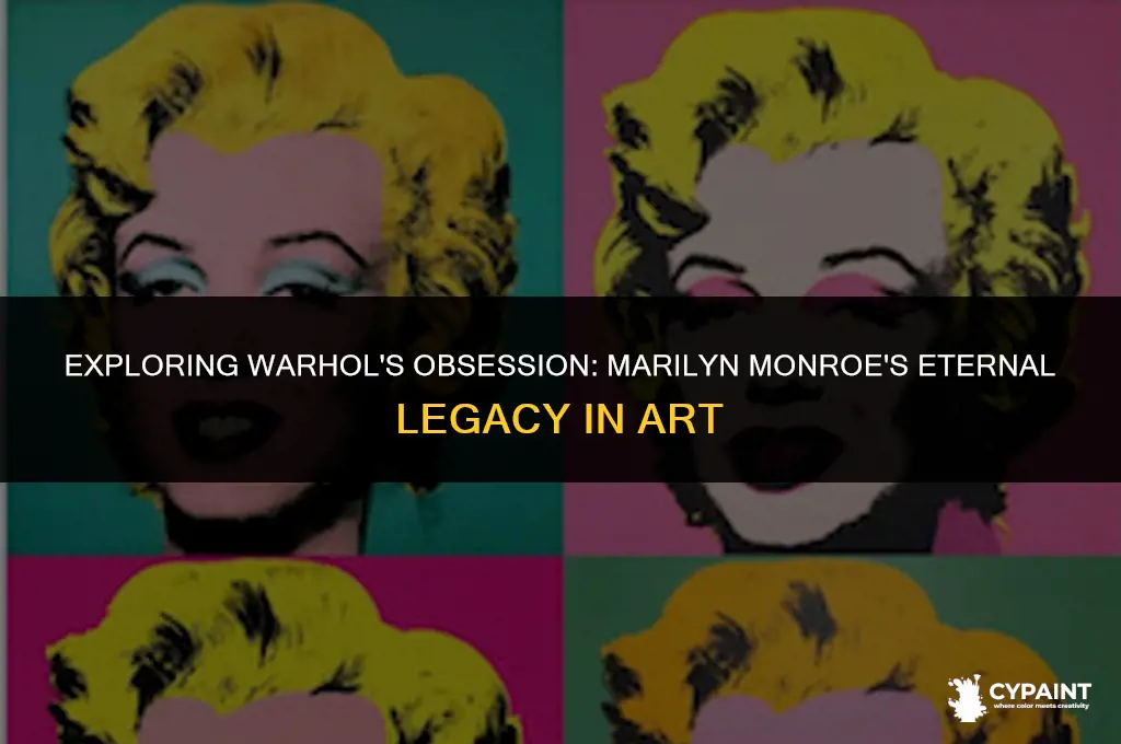why did andy warhol painted marilyn monroe after her death