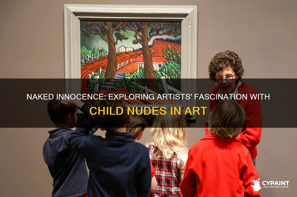 why did artists paint naked children in their paintings