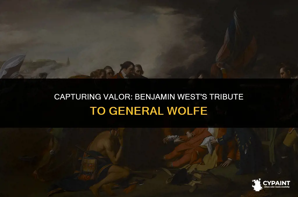 why did benjamin west paint the death of general wolfe