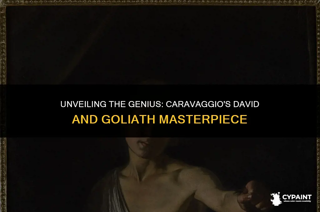 why did caravaggio paint david with the head of goliath