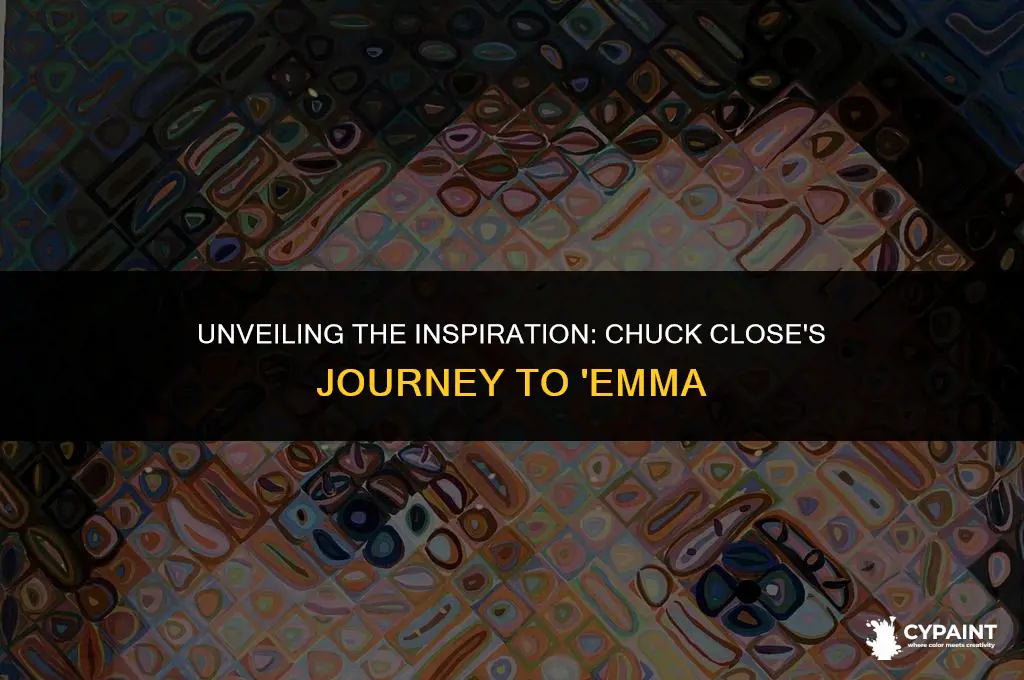 why did chuck close decide to do the painting emma