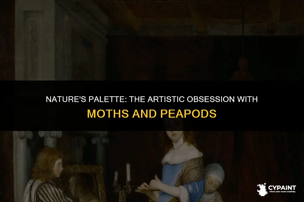 why did dutch painters paint moths and peapods and insects