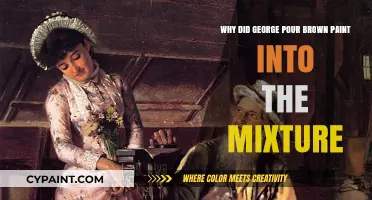 Unveiling George's Artistic Mystery: Brown Paint in the Mixture